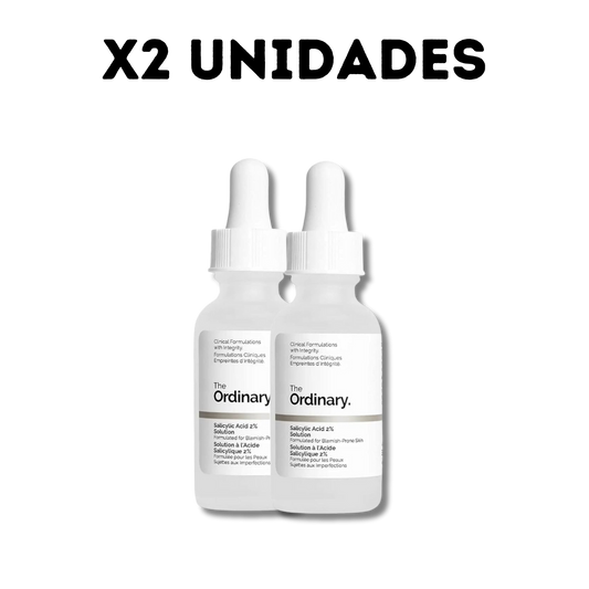 Salicylic Acid 2% Solution X2 Und de 30ML- POROS OBSTRUIDOS Y PROPENSOS AL ACNE